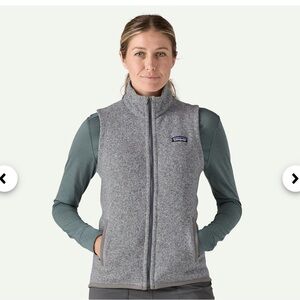 Patagonia women’s better sweater vest Gray Fleece